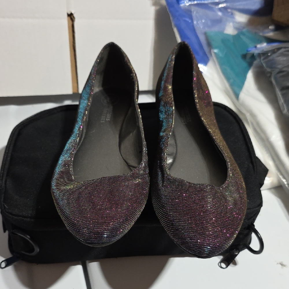 Mootsies Tootsies Sparkling Flats in Multi-tone
